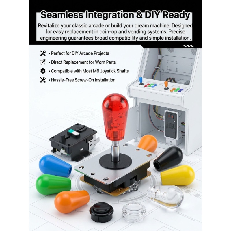 Arcade Games Vending - 1 PCS M6 조이스틱 조이스틱 용