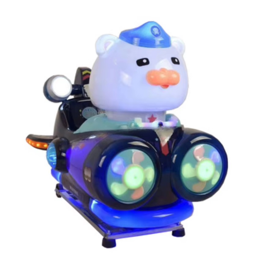 Coin Operated Kiddie Ride - 실내 놀이공원 어린이 게임기 에어쉽 키디