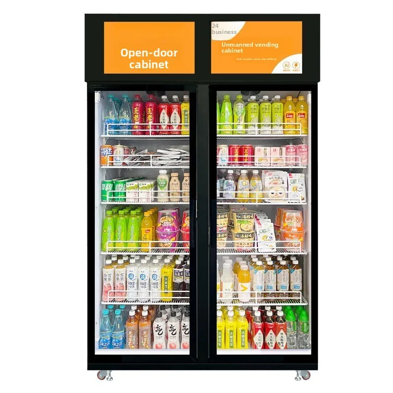 Open Vending Machine - 무인 셀프 서비스 도어 오픈 스낵