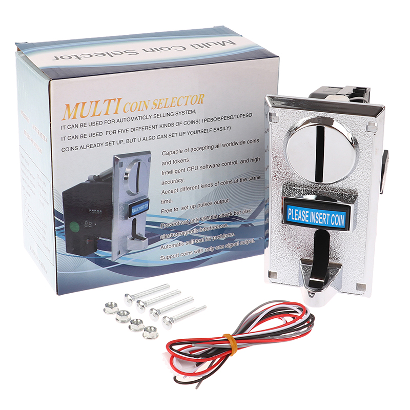 Arcade Ticket Machine - 616 멀티 코인 슬롯 수납기, 전자