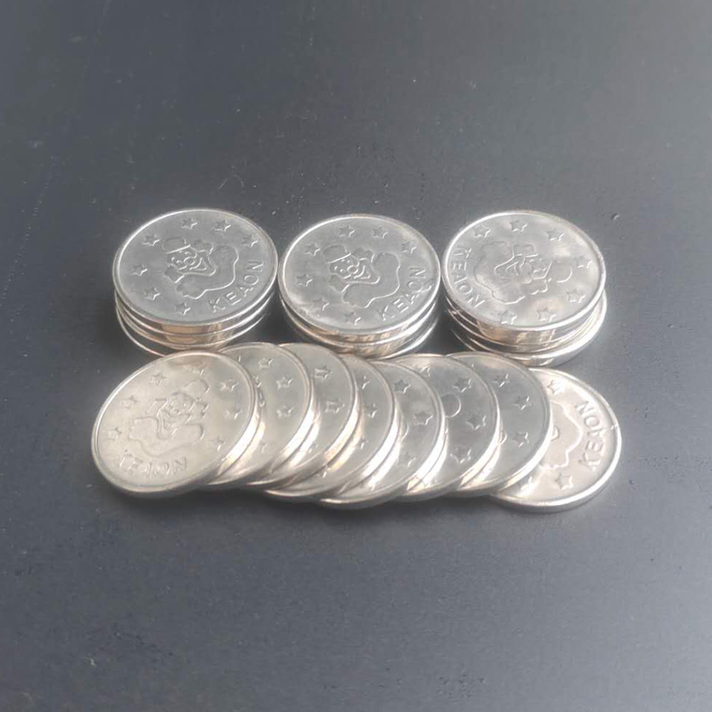 Coin Pusher Machine - 1000pcs 24.2*1.85mm 스테인레스 스틸 아케이드 게임