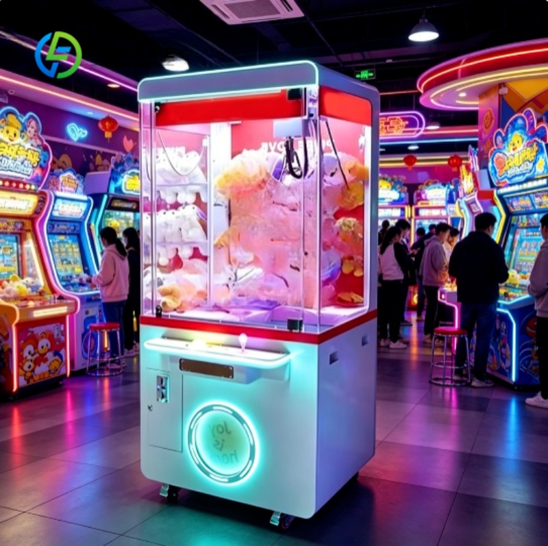 Arcade Style Vending Machine - 스마트 클로 자판기, LED 조명이 있는
