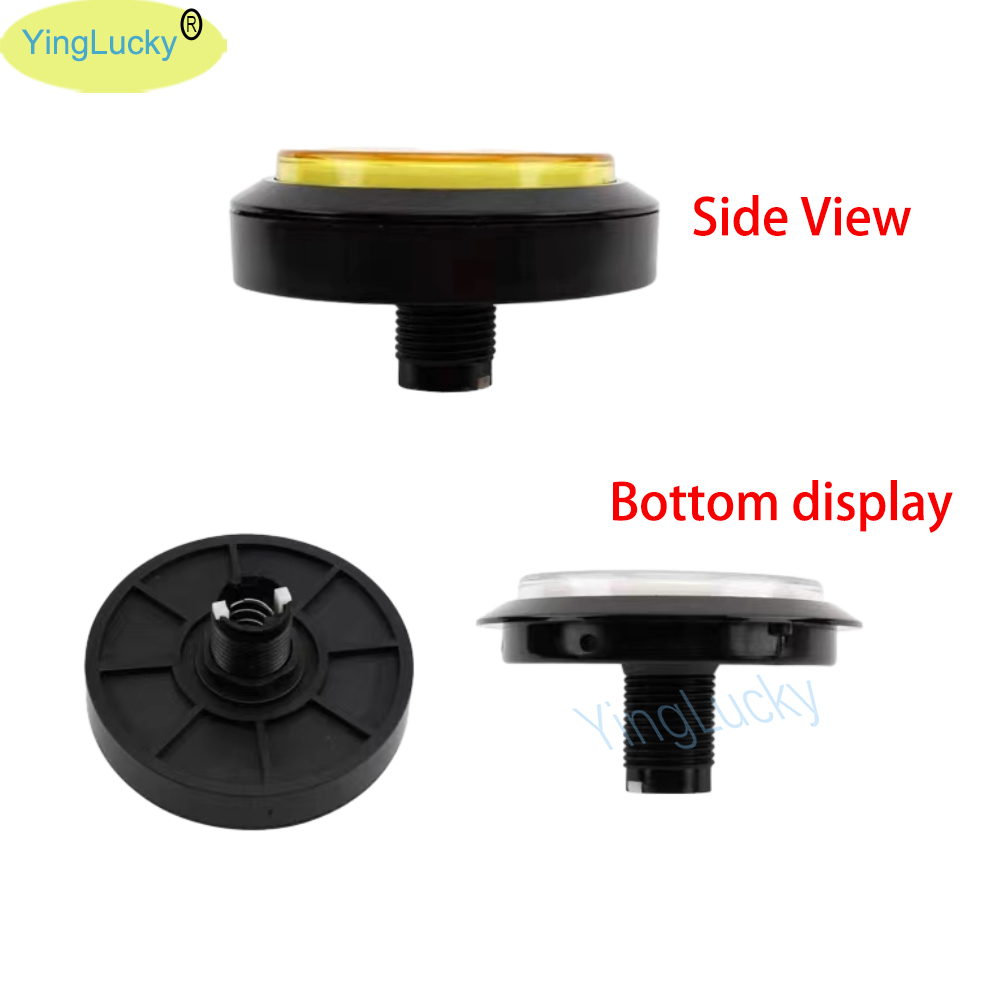 12V 아케이드 LED 버튼 100mm 평면 원형 버튼 - Arcade Vibes 리뷰 및 가격