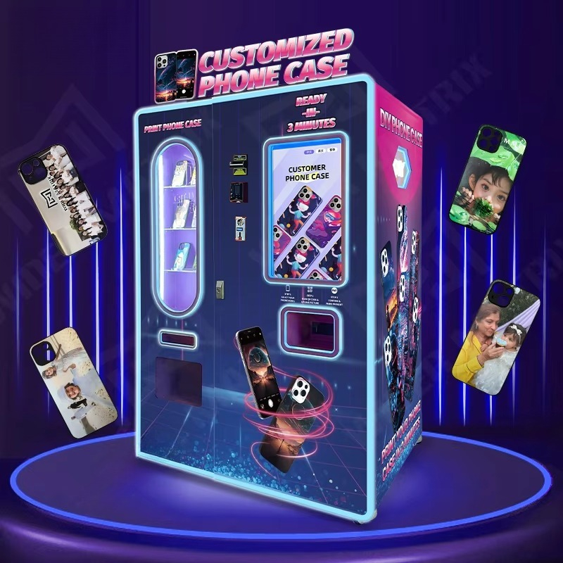 맞춤형 지능형 UV 기술 자동 휴대폰 케이스 자판기 D - Arcade Ticket Machine 리뷰 및 가격