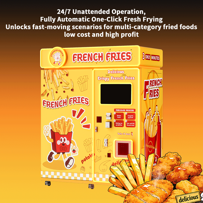 맞춤형 스마트 상업용 24시간 셀프 서비스 야외 감자튀 - Open Vending Machine 리뷰 및 가격