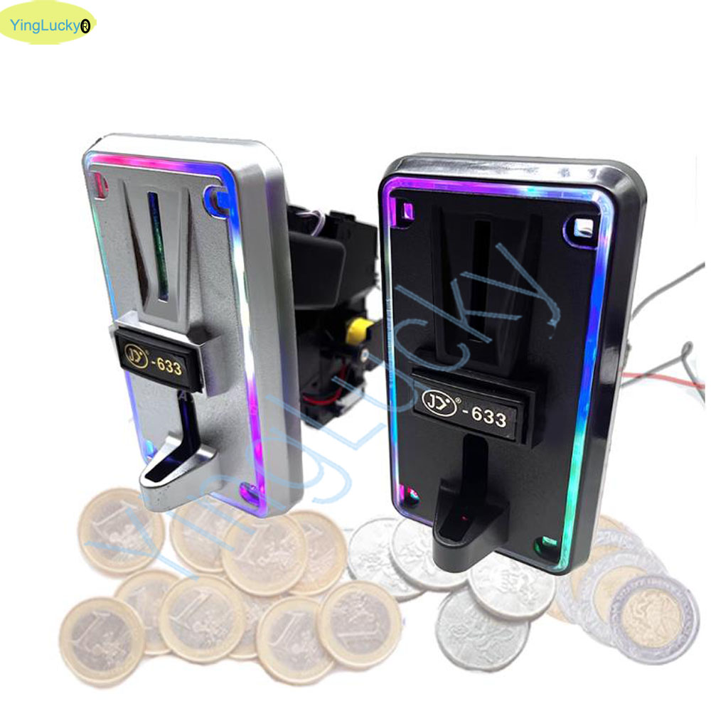 다채로운 LED 멀티 코인 수납기 코인 선택기 유로 페 - Arcade Games Vending 리뷰 및 가격