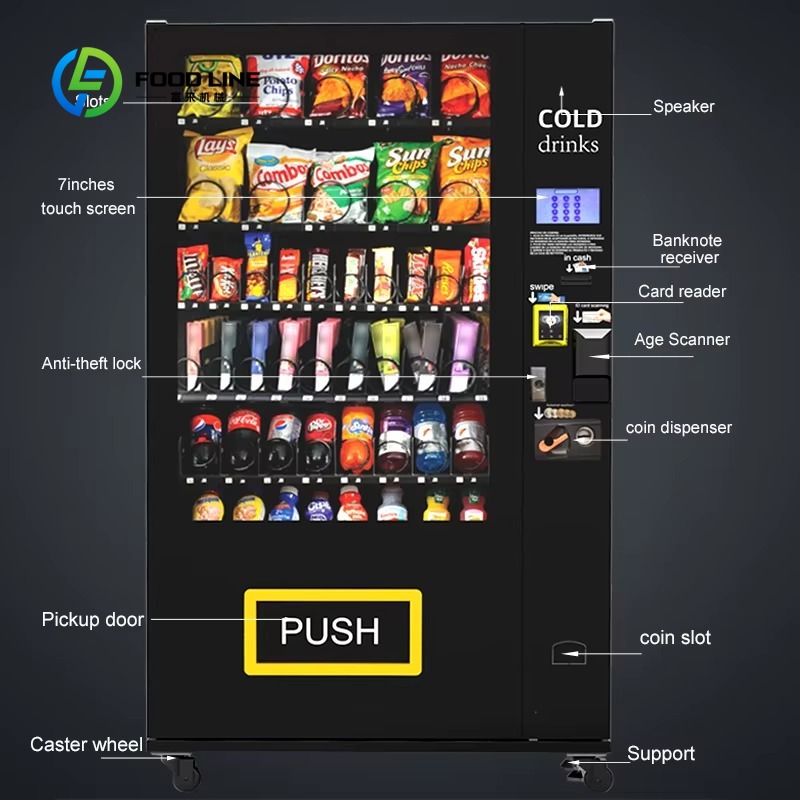 스낵 및 음료 자판기, 유럽용 OEM/ODM 맞춤형 7 - Open Vending Machine 리뷰 및 가격