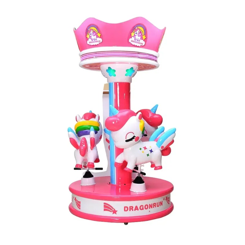 저렴한 동전 작동식 3인용 회전목마 어린이용 뮤지컬 회 - Coin Operated Kiddie Ride 리뷰 및 가격