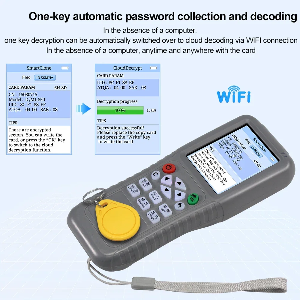 WiFi RFID 복사기 NFC 스마트 카드 리더기/라 - Nfc Card Reader Vending 리뷰 및 가격